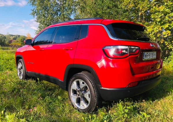 Jeep Compass cena 79000 przebieg: 71500, rok produkcji 2018 z Radom małe 781